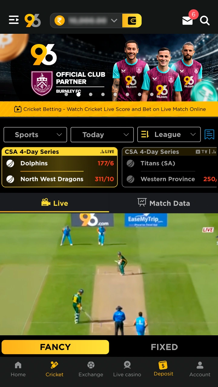 Go to the sports section at 96in where you will find the cricket section.
